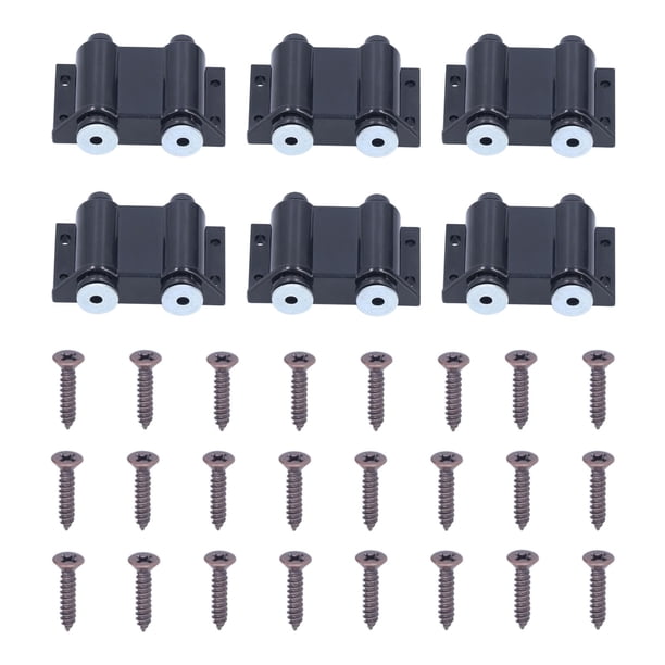 Pestillo De Puerta De Empuje, Pestillos De Gabinete Juego De 6 Duraderos Para Oficina Para Cajones Para Dormitorio Para Cocinas Para Armarios Para Armarios Para Tienda Cergrey Cabinet Latches