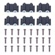 thumbnail image 1 of Pestillo De Puerta De Empuje, Pestillos De Gabinete Juego De 6 Duraderos Para Oficina Para Cajones Para Dormitorio Para Cocinas Para Armarios Para Armarios Para Tienda Cergrey Cabinet Latches, 1 of 8