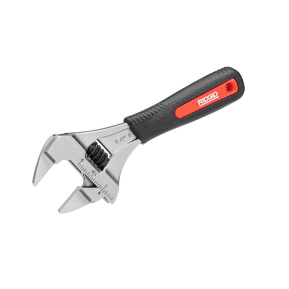 Ridgid 6 Inch Super Wide Capacity Slim Jaw Adjustable Wrench