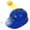 Blue, variant on Ton Hard Hats Safety ,Construction Site Cap Ventilated Breathable Hard Cap with Solar Fan ( Yellow)