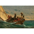 thumbnail image 3 of Homer, Winslow 14x11 Black Modern Framed Museum Art Print Titled - The Flirt, 3 of 5