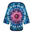 thumbnail image 5 of Sakmal Cover-Up Womens Coats Lightweight Elbow-Length Comfy Tie Dye Loose Fit Cardigan Chiffon Jackets for Girls, 5 of 5