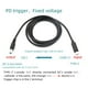 thumbnail image 1 of Cable Cargador PD2.0 3.0 PD100W Tipo-C A DC5525 para Router Inalámbrico (12V), 1 of 8