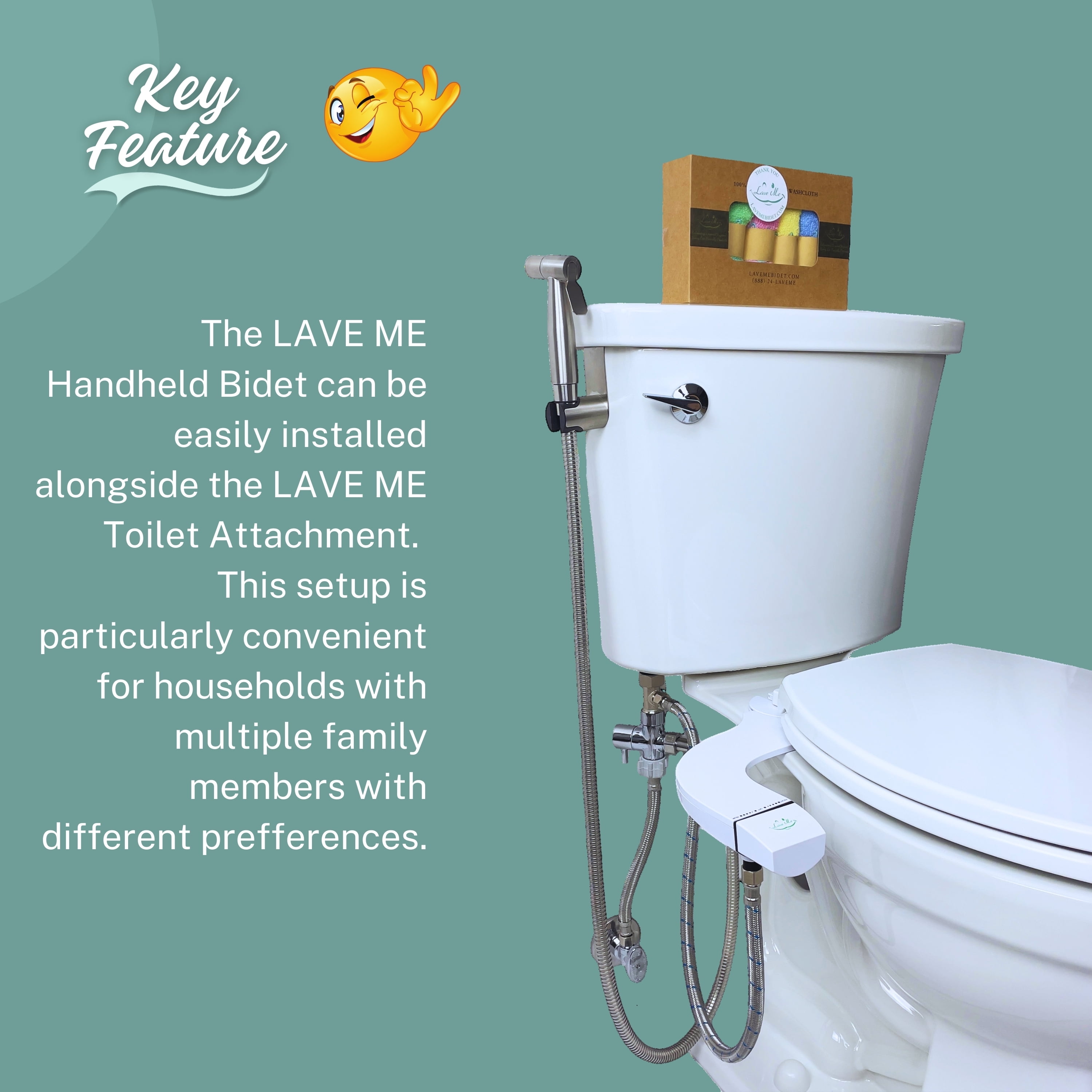 Handheld Bidet Attachment