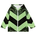 thumbnail image 4 of Babcutegg Sweatshirts for Kid Girls Regular Fit Full Zipper Hoodies Girls Fall and Winter Clothes Green Size 8, 4 of 4