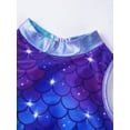 thumbnail image 6 of YEAHDOR Kids Girls 2 Piece Ballet Active Outfit Shiny Dance Gymnastics Tank Top with Booty Shorts, 6 of 7