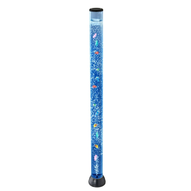 KFFKFF 5 ft Sensory Bubble Tube Lamp with Floating Fish, 16