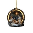 thumbnail image 2 of XMMSWDLA 5Pcs Nativity Scene Christmas Tree Ornaments - 3D Religious Christmas Tree Decorations, The Birth of Jesus Hanging Decorations for Christian Gifts & Family Keepsakes, 2 of 6