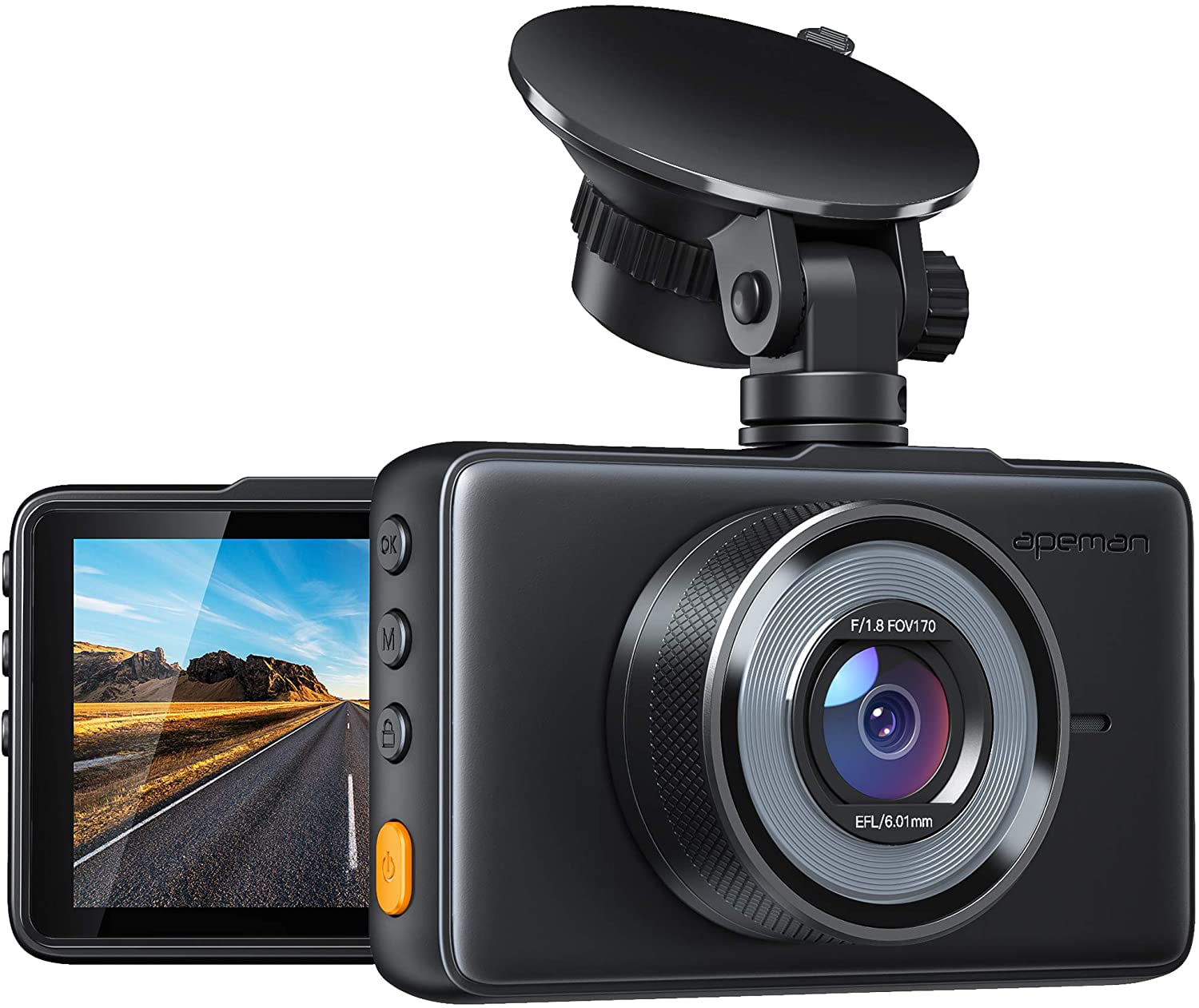Night Vision Car Dash Cam by COSBITY Mini LCD Car Video Camera Recorder with FHD HD1080pP Loop Recording for Cars 