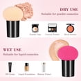 thumbnail image 4 of WEUVEB 6Ud Puff En De Champiñón Para Maquillaje Con Mango Y Cubierta, 4 of 6