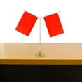 thumbnail image 4 of Luxshiny Desktop Flag Pole Metal Silver Stable Support For Meeting Environment 1Set, 4 of 8