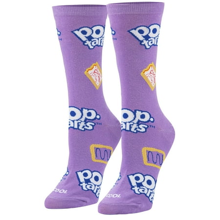 

Cool Socks Pop Tarts Wildberry Fun Print Novelty Crew Socks for Men & Women