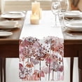 thumbnail image 3 of Table Runners 70 Inches Long Dress Scarves, Red Onion Flowers Farmhouse Coffee/Dining/Kitchen Table Decor, Holiday Table Runner, Spring Watercolor Dandelion Floral Plants 13x70 Inch, 3 of 9