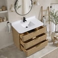 thumbnail image 2 of Calamigo 42" Bathroom Vanity Oak, 2 of 11