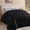 Black, variant on Aquzin Comforter Queen Size, All Season Quilted Down Alternative Duvet Insert with Corner Tabs, Machine Washable Microfiber Bedding, Gray