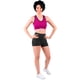 thumbnail image 4 of Short Deportivo Mujer Licra No Se Transparenta, Biker Ajustado, Cintura Elástica, Efecto Moldeador, Gym y Uso Diario, Color Negro, 4 of 5