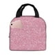 thumbnail image 1 of Fotbe Glitter Bolsa Térmica con Estampado y Forro de Aluminio Grueso Bolsa de Almuerzo con Bolsillo Frontal para Hombres y Mujeres, Ideal para Trabajo, Escuela, 1 of 8
