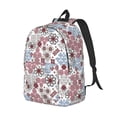 thumbnail image 2 of Balery Abstract Floral Vintage Canvas Backpack for Men and Women - Large Capacity, Durable Travel Laptop Bag for School, Work, Hiking, and Outdoor Activities, 2 of 7