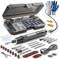 thumbnail image 1 of Mini Electric Rotary Tool Set with Led Light & Digital Display, 16,000 RPM Cordless Rotary Tools, 6-Speed Engraving Pen for Metal, Wood, Glass, USB Charging for Sanding, Polishing, Drilling (Gray), 1 of 9