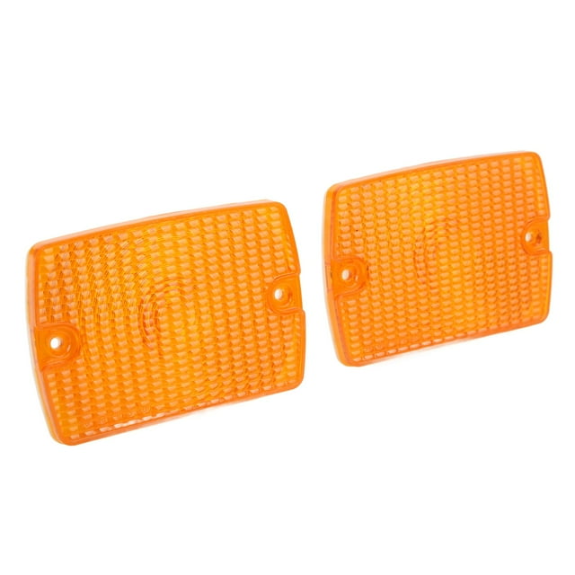 Front Turn Signal Light Lens, PP Perfect Fit Professional 56001378 Parking Lamp Lens For Cars Yellow