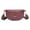 Purple, variant on Clearance! Lotpreco Fanny Packs for Women,Slim Fashionable 2 Zippers Wiast Bag, Adjustable Belt Waist Pack,Crossbody Bag for Shopping Hiking Cycling Traveling Walking
