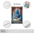 thumbnail image 2 of Motivational Chefchaouen Blue City Poster Retro Travel Inspirational Vintage Wall Art for Home Office Living Room Print Poster, 2 of 8