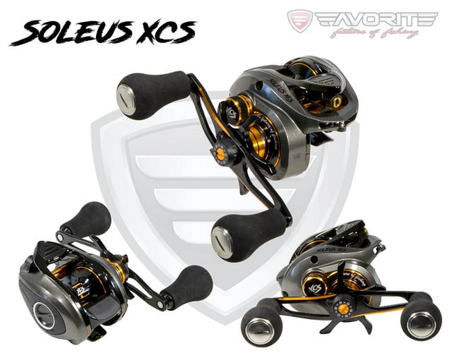 FAVORITE SLSM8XL Soleus XCS Baitcast Fishing Reel Gun Metal 8.11 LH