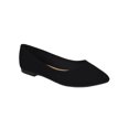 thumbnail image 3 of Hold Black Suede City Classified Women Casual Wide Width Fit Flat Office Shoes Pointy Toe 6.5, 3 of 3