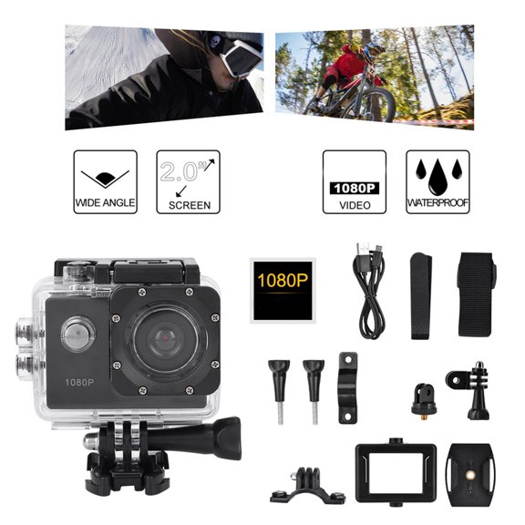 Cámara Deportiva Nikou LCD de 2 pulgadas HD 1080P