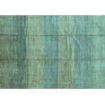 thumbnail image 1 of Ahgly Company Indoor Rectangle Abstract Light Blue Contemporary Area Rugs, 2' x 4', 1 of 4