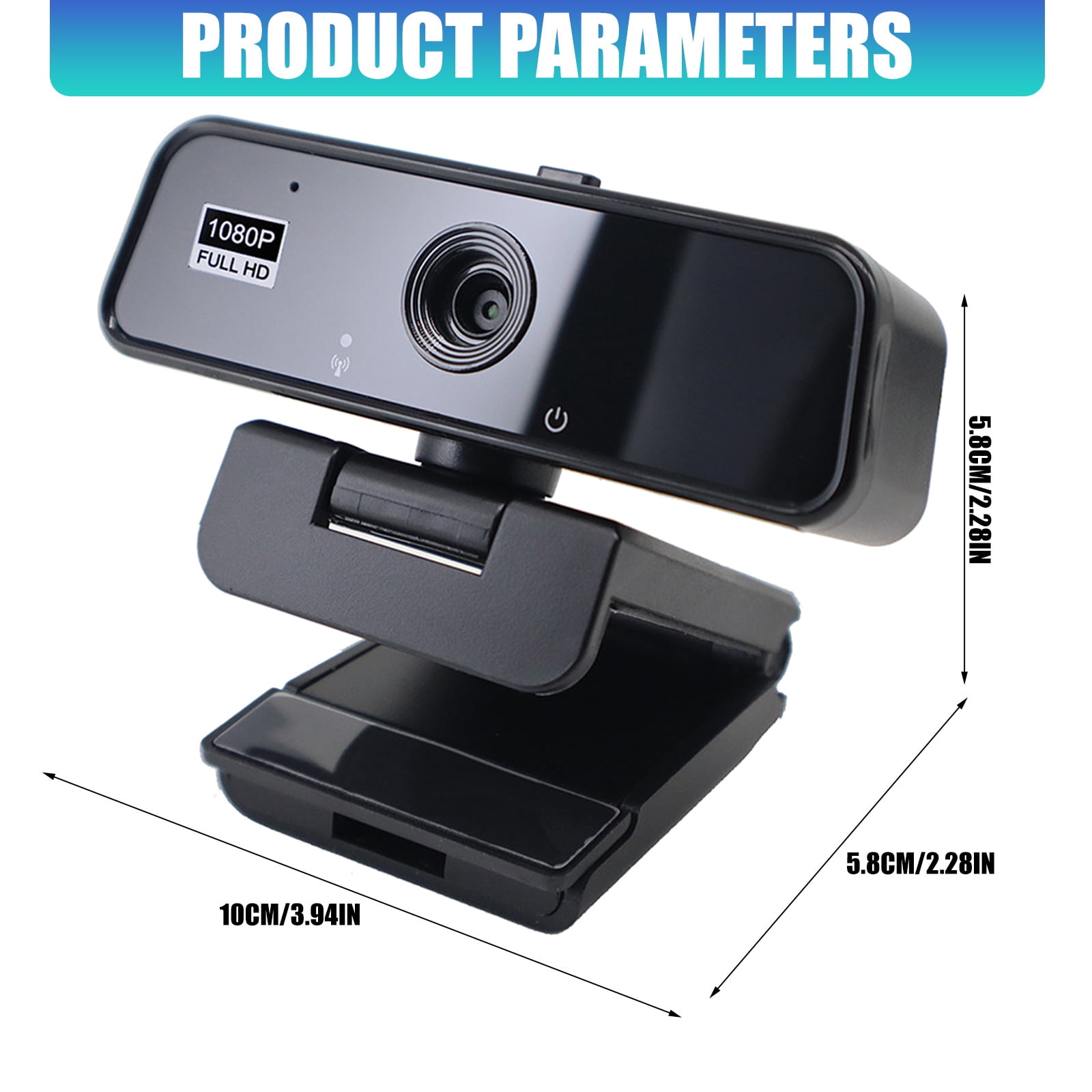 4K Autofocus Webcam With 360 Degree Rotation Universals Compatibility For Multiple Operating Systems