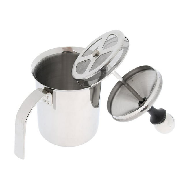 Manual Milk Frother Stainless Steel Gas Range Available - 400ml