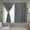 Gray, variant on Stick-On Blackout Curtain Room Darkening Window Shade No Drill Rental Friendly Drapes For Bedroom Living Room 100x90cm