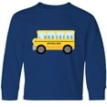 thumbnail image 3 of Inktastic School Bus Long Sleeve Youth T-Shirt, 3 of 5