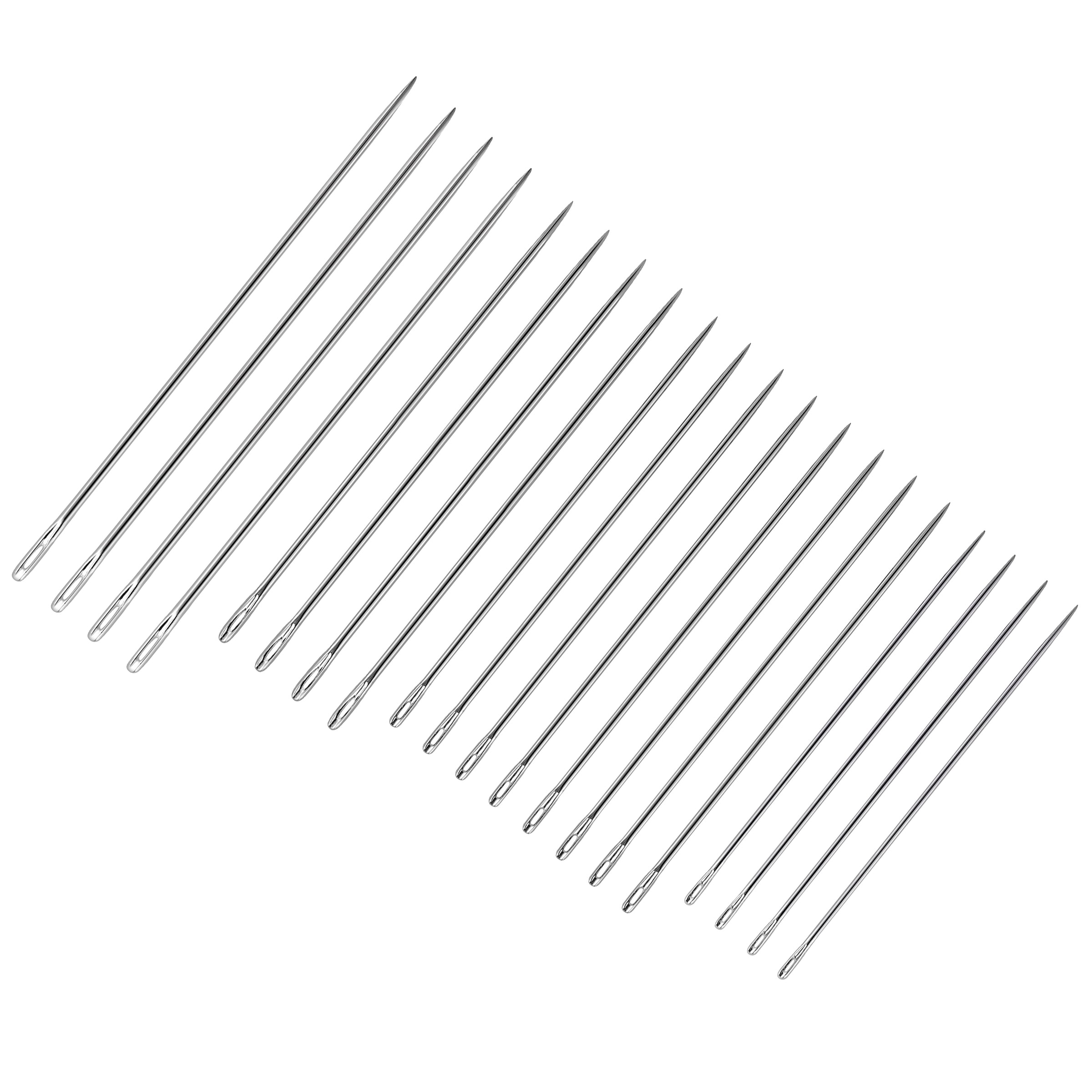 (4 pack) SINGER Sharps Steel Hand-Sewing Needles, Sizes 3/9, 20 Pieces