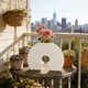 thumbnail image 4 of Plastic Vase Ornament Dry Flowers Plants And Pampas For Coffee Or Dining Tables Office Desks Or Shelves, 4 of 6