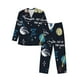 thumbnail image 1 of Balery Space Pijama para Hombre de Dos Piezas con Manga Larga, Conjunto de Dormir y Descanso Suave con Bolsillos-Small, 1 of 5