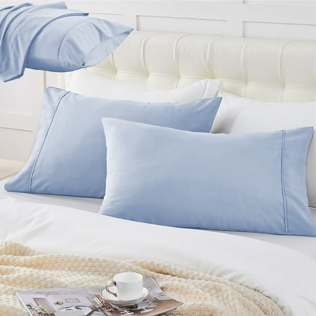 Fiudx Medium Cool Pillowcase | Soft Brushed Fabric with Envelope Closure | Breathable Polyester for Comfortable Sleep | 20X26 Inches | 1 Piece