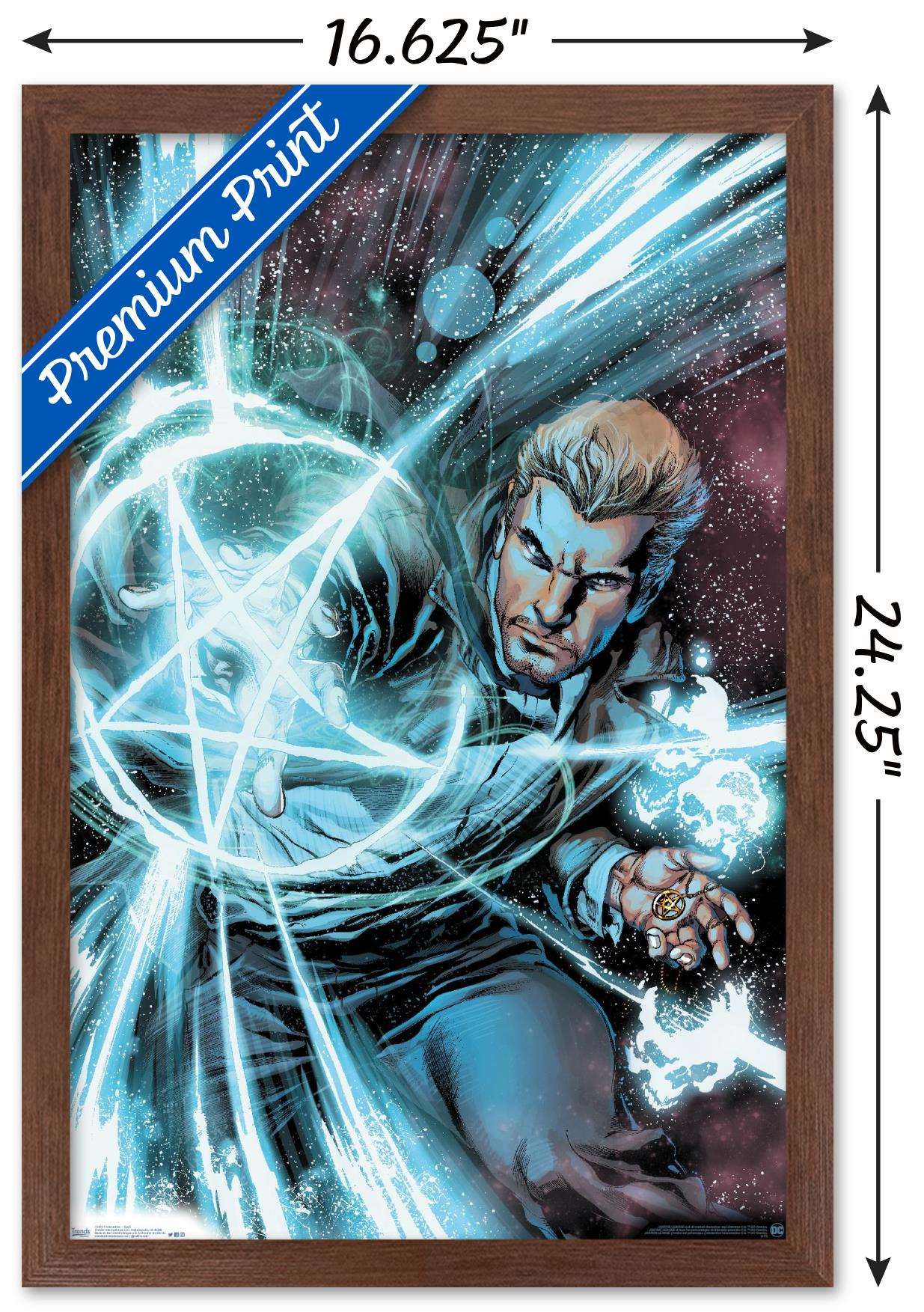 DC Comics - John Constantine - Spell Wall Poster, 14.725" x 22.375", Framed