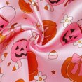 thumbnail image 5 of ITSAME Girls Sleepwear Set 2-Piece Halloween Print Lapel Button Up Top and Pants Fall Winter Comfy Loungewear Outfits Pink Size 3T, 5 of 9