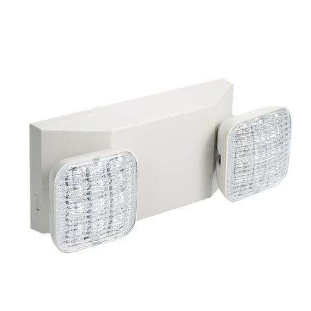 

CACAGOO AC85-265V LEDs Emergency Light Two-Head Adjustable 1800mAh Batterys Wall-Mounted Lamp for Residential Commercial Garage And Basement Use