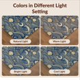 thumbnail image 7 of Design&I 9'x12' Washable Area Rug Nautical Seashell Starfish Kanagawa Wave Ocean Themed Turtle Round Refined for Master Suite, Under Bed, Sleek Flatweave Pet Friendly, 7 of 7