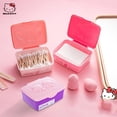 thumbnail image 3 of Hello Kittys Sanrios My Melody Littletwinstars caja de almacenamiento de escritorio de dibujos animados Kawaii, papelería de algodón, organizador de joyas, regalo, 13Cm, 3 of 4