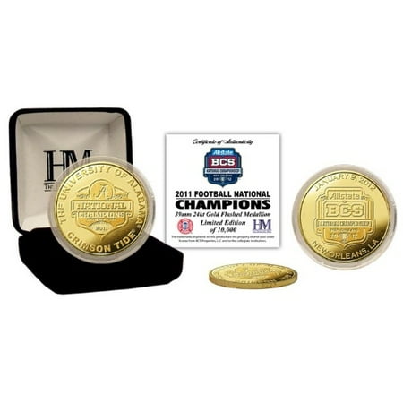 Franklin Mint Coin Collection - NCAA Gold Coin by The Highland Mint - University of Alabama