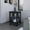 Black, variant on Black Pine Side Table for Storage / Use in Small and Large Living Areas