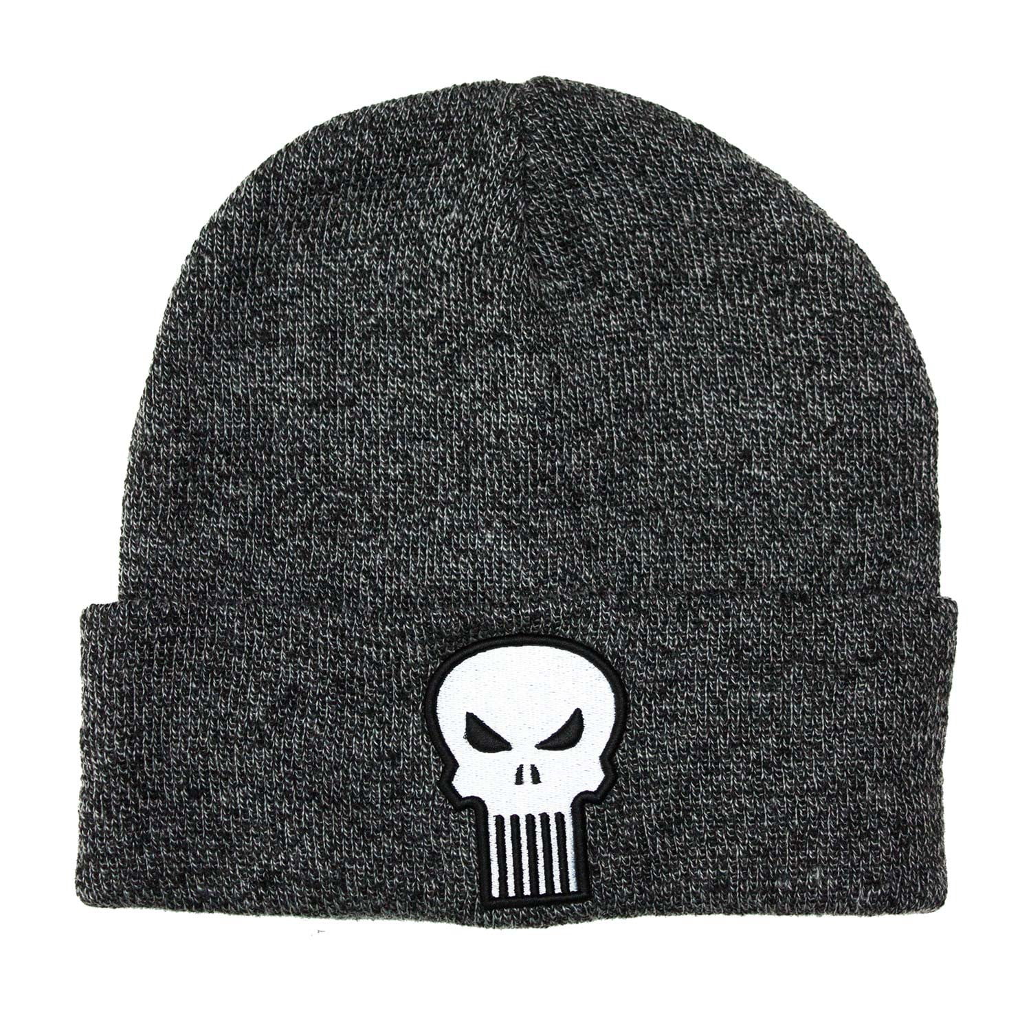 Punisher Skull Logo Grey Winter Hat 