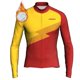 thumbnail image 3 of 2024 hombres Ciclismo Jersey invierno térmico polar manga larga Maillot Ropa Ciclismo Ropa de bicicleta Ropa Ciclismo Hombre, 3 of 5