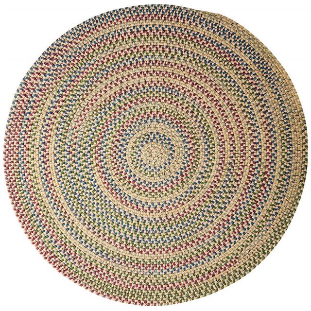 Colonial Mills TL90R108X108 9 ft. Twilight Reversible Round Rug, Oatmeal