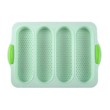 

Silicone French Bread Pan Baguette Baking Tray Non-Stick Loaf Pan for Baking Tool