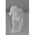 thumbnail image 5 of Standing Horse Made of White Marble Size: 11" x 5" x 9"H, 5 of 12